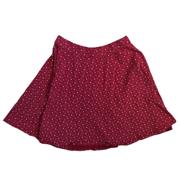 Hollister Dresses & Skirts - Hollister Burgundy A-Line Skirt